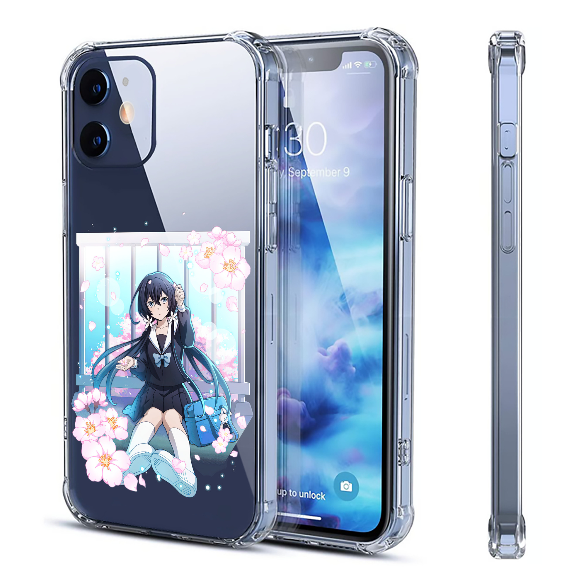 （画像用） 文豪ストレイドッグス Bungo Stray Dogs 【iPhone 12シリーズ対応】透明スマホケース（クリアソフトケース）